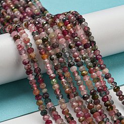 Natural Multicolor Tourmaline Beads Strands&nbsp;G-D0010-23D