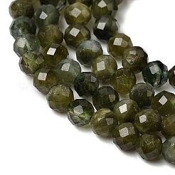 Natural Green Tourmaline Beads Strands&nbsp;X-G-L653-B03-3mm