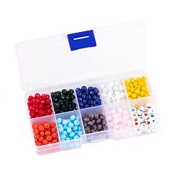 DIY Colorful Glass Beads Jewelry Making Kit&nbsp;DIY-FS0002-14