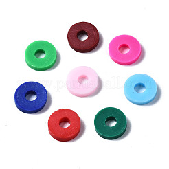 Handmade Polymer Clay Beads Strands&nbsp;CLAY-R089-6mm-096