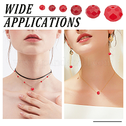 7 Strands 7 Styles  Opaque Solid Color Glass Beads Strands&nbsp;EGLA-GO0001-02A