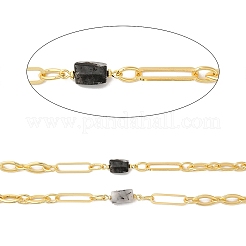 Natural Rutilated Quartz Faceted Irregular Column Beaded Chains&nbsp;CHC-H105-02G-03