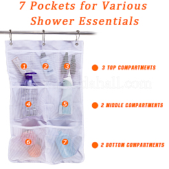 Oxford Cloth and Polyester Mesh Shower Organizer&nbsp;FIND-WH20019-92