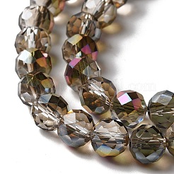 Half Golden Plated Electroplate Beads Strands&nbsp;EGLA-H104-08A-HP02