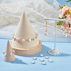 1 Set 26 Styles Natural Freshwater Shell Beads Connector Charms&nbsp;FIND-PH0008-08