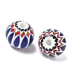 Handmade Millefiori Glass Beads&nbsp;LAMP-G168-03