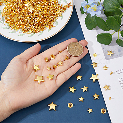 230 Sets  4 Sizes Star Shape Iron Garment Rivets&nbsp;FIND-FH0008-62