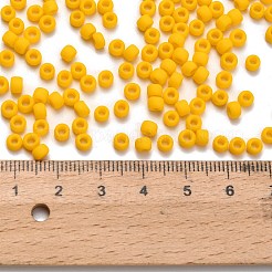 トーホー 6/0ラウンドビーズ  日本製シードビーズ  （42bf）不透明な霜の日差し  4mm  穴：1.5mm  約168個/10g&nbsp;X-SEED-TR06-0042BF