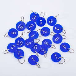 20 Sets 10 Numbers Acrylic Keychains&nbsp;KEYC-AR0001-04