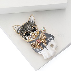 Cat Shaped Alloy Enamel Pins&nbsp;PW-WG2C75B-01