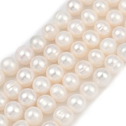 Natural Cultured Freshwater Pearl Beads Strands&nbsp;PEAR-I007-07J-04A