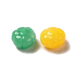 合成サンゴ刻まれたビーズ  染め  花  ミックスカラー  10.5~11x6~7mm  穴：1.4~1.5mm&nbsp;CORA-A011-02A