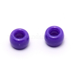 樹脂ビーズ  バレル  インディゴ  9x6mm  穴：4mm  約1800個/500g&nbsp;RESI-WH0024-44C