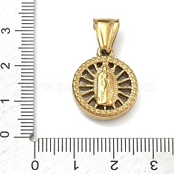Religious 304 Stainless Steel Pendants&nbsp;STAS-D225-12G
