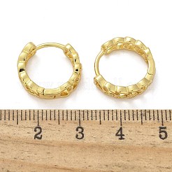 ハート真鍮フープピアス  ラックめっき  長持ちメッキ  鉛フリー＆カドミウムフリー  18KGP本金メッキ  15x5mm&nbsp;EJEW-F359-10G-01
