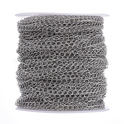 Brass Twisted Chains&nbsp;CHC-Q001-5x4mm-P