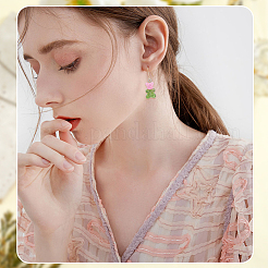 40Pcs 10 Colors Transparent Resin Pendants&nbsp;RESI-CP0001-11