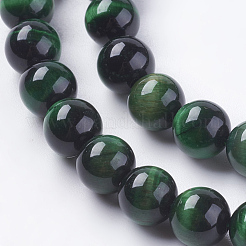 Natural Tiger Eye Beads Strands&nbsp;G-G544-8mm-03