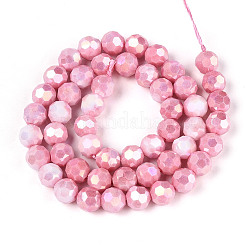 Anti-Tarnish Electroplate Glass Beads Strands&nbsp;EGLA-T021-10mm-15-03