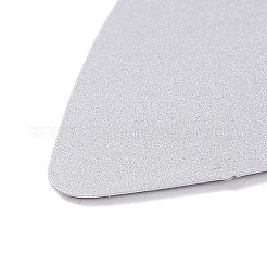 （訳あり商品）  炭素鋼カッティングダイステンシル  DIY革製造用  ティアドロップ  マットプラチナカラー  5.6x3.65x0.1cm  穴：2.5mm  内径：5.6x3.5のCM&nbsp;LS-DIY-XCP0001-79