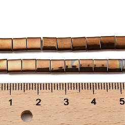 Electroplated Non-magnetic Synthetic Hematite Beads Strands&nbsp;G-G089-B02-11
