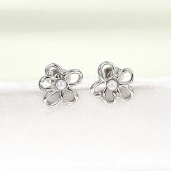 304 Stainless Steel Stud Earrings for Women&nbsp;SA-CBA44F8-01P