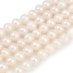 Natural Cultured Freshwater Pearl Beads Strands&nbsp;PEAR-I007-07X-04A