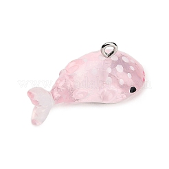 Opaque Resin with Alloy Pendants&nbsp;RE-CBA08CD-01
