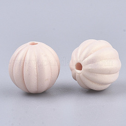 Spray Painted Acrylic Beads&nbsp;MACR-T037-01