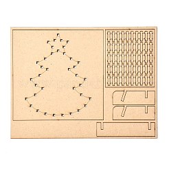Christmas Themed DIY Nail String Art Kit for Adults&nbsp;DIY-P014-C02