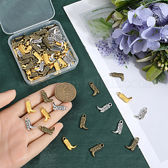 90Pcs 3 Styles Tibetan Style Alloy Pendants&nbsp;FIND-SC0011-70