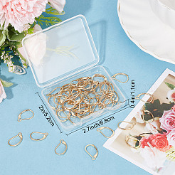 60Pcs 304 Stainless Steel Leverback Earring Findings&nbsp;STAS-SC0004-61