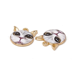 Rack Plating Alloy Enamel Pendants&nbsp;ENAM-K050-02D