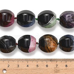 Natural Agate Beads Strands&nbsp;GG-L001-G01-02B