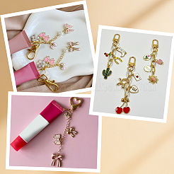 DIY Lip Gloss Keychain Findings Kits&nbsp;DIY-SP0007-51