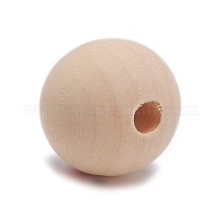 Wood European Beads&nbsp;WOOD-WH0022-03B