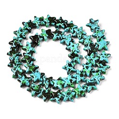 Spray Painted Synthetic Turquoise Beads Strands&nbsp;UNKW-T001-11B