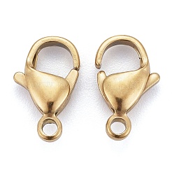 Ion Plating(IP) 304 Stainless Steel Lobster Claw Clasps&nbsp;STAS-H353-D-02G