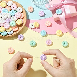 160Pcs 8 Colors Opaque Acrylic Beads&nbsp;PACR-CJ0001-44