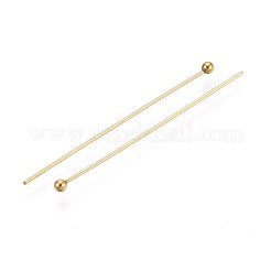 304 Stainless Steel Head Pins&nbsp;STAS-T065-35mm-20G