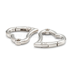 Zinc Alloy Spring Gate Rings&nbsp;X-PALLOY-L233-05A-P