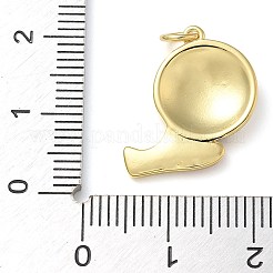 Rack Plating Brass Enamel Pendants&nbsp;KK-K392-18B-02