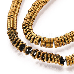 Electroplated Synthetic Non-magnetic Hematite Beads Strands&nbsp;X-G-T139-63C