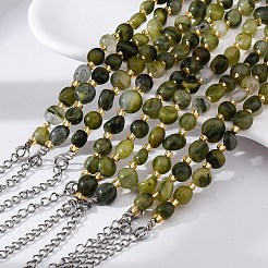 Natural Rutilated Quartz Beaded Bracelets for Women&nbsp;G-P563-07P-04