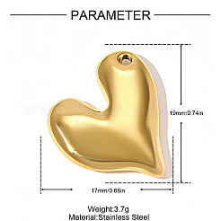 304 Stainless Steel Pendants&nbsp;STAS-OY010-59G