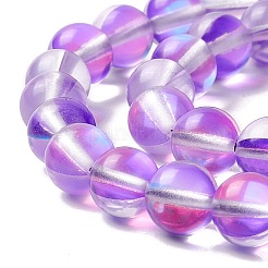 Synthetic Moonstone Beads Strands&nbsp;G-E573-02B-11