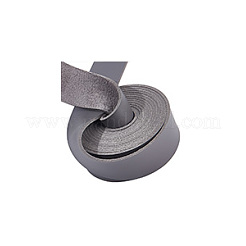 2mのPUレザーコード  フラット  服飾材料  グレー  25mm  約2.19ヤード（2m）/ pc&nbsp;LC-WH0012-04B