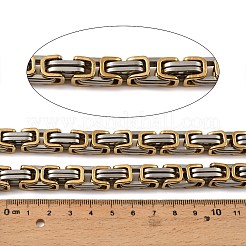 304 Stainless Steel Byzantine Chains&nbsp;SA-E001-20GP-A