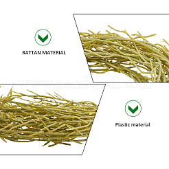 Plastic Artificial Rattan&nbsp;DIY-WH0430-917