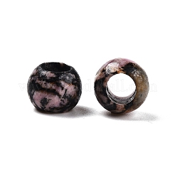 Natural Rhodonite European Beads&nbsp;G-T092-10mm-26